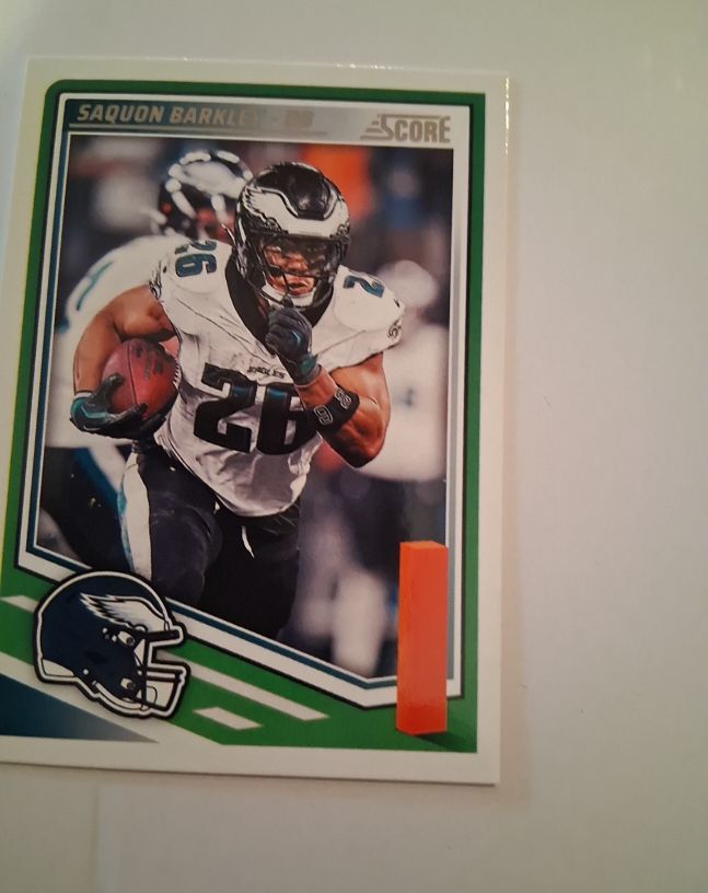 2025 Panini Score #61 Saquon Barkley — front