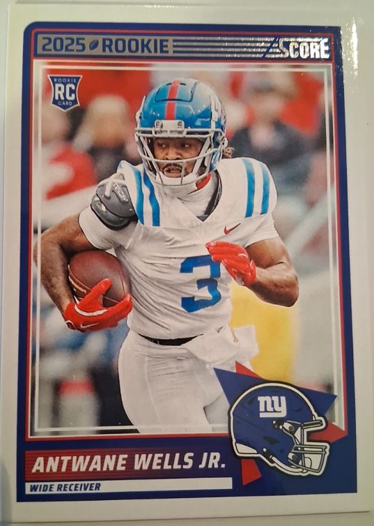 2025 Panini Score #67 Antwane Wells Jr. — front
