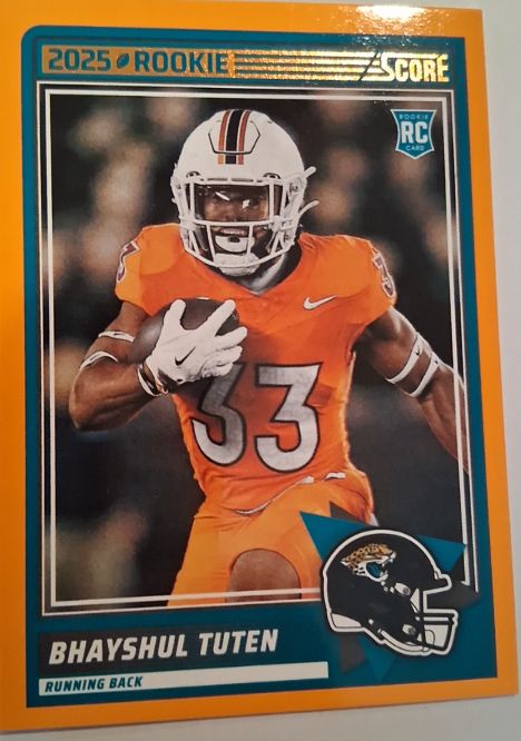 2025 Panini Score #80 Bhayshul Tuten — front