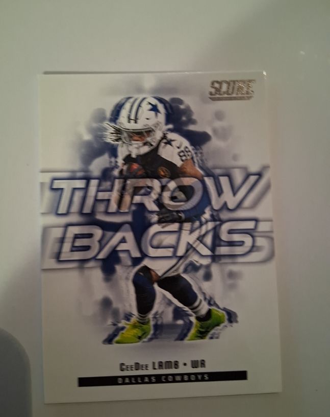 2025 Panini Score #25 CeeDee Lamb Throwbacks — front