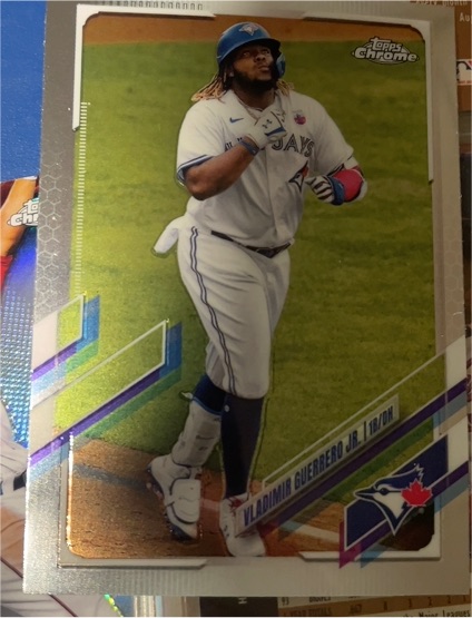 2021 Topps Chrome #167 Vladimir Guerrero Jr. — front