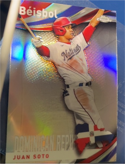 2021 Topps Chrome Beisbol #B-7 Juan Soto — front