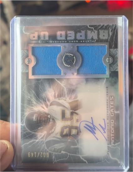 2023 Topps Composite Resurgence Amped Up Antonio Gates #002/149 — front