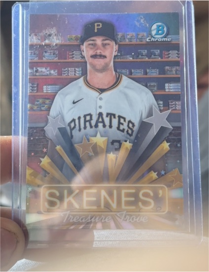 2025 Bowman Chrome #HS-13 Paul Skenes Treasure Trove — front