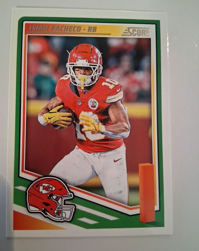 2025 Panini Score #278 Isiah Pacheco — front