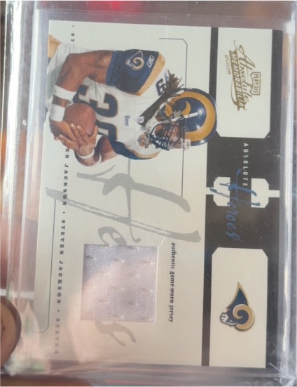 2005 Upper Deck Absolute Memorabilia #AJ-SJ Steven Jackson — front
