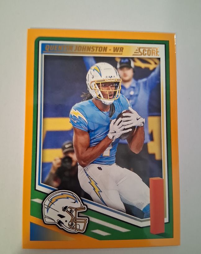 2025 Panini Score #130 Quentin Johnston — front
