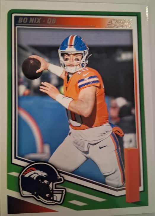 2025 Score #253 Bo Nix Denver Broncos — front