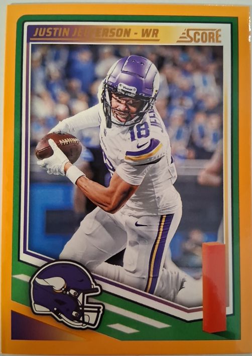 2025 Panini Score #230 Justin Jefferson — front