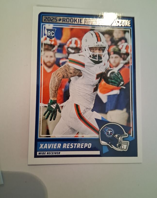 2025 Panini Score #6 Xavier Restrepo — front