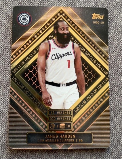 2025 Topps Match Attax 100 Club #100C-JH James Harden — front