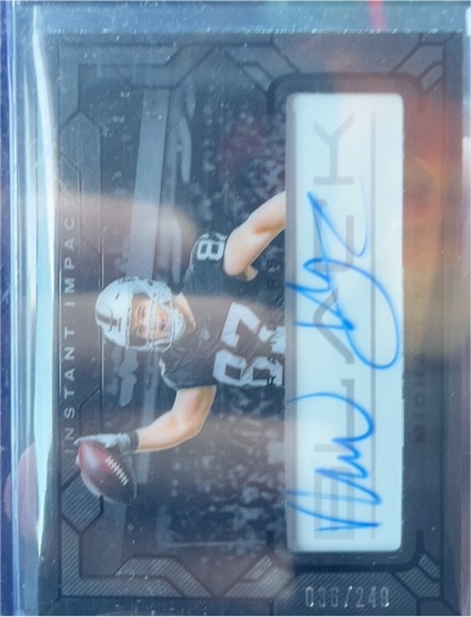 2024 Panini Black Instant Impact Auto Mitch Morse #/249 — front