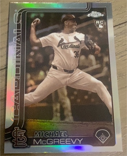 2025 Topps Chrome #29 Michael McGreevy — front