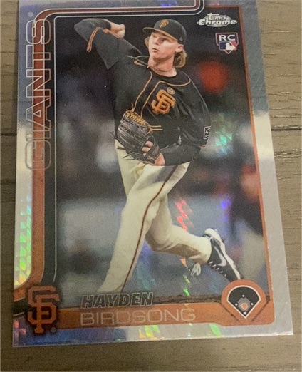 2025 Topps Chrome #699 Hayden Birdsong — front