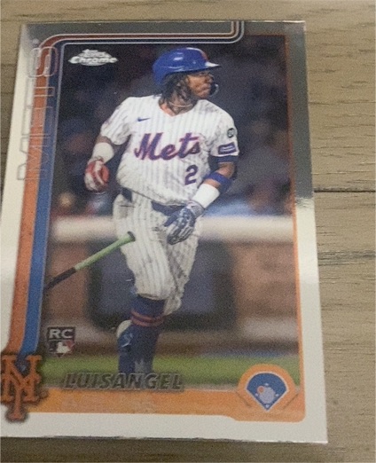 2025 Topps Chrome #56 Luisangel Acuna — front