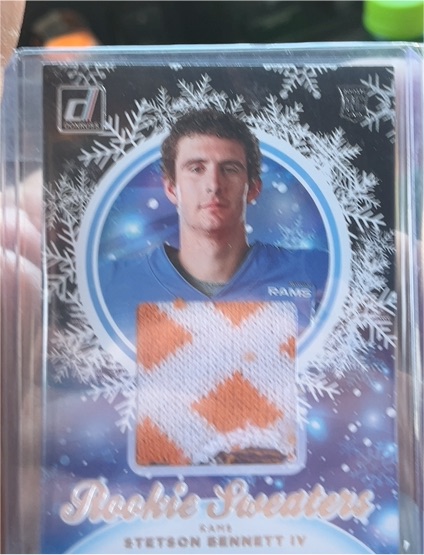 2023 Panini Donruss Rookie Holiday Sweaters #HS-SBE Stetson Bennett IV — front