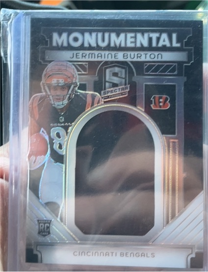2024 Panini Spectra Monumental #MM-JB Jermaine Burton — front