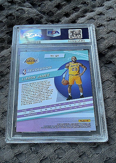 2018 Panini Revolution #40 LeBron James — back