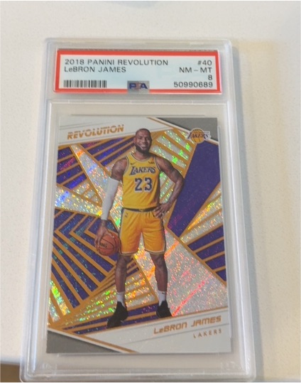 2018 Panini Revolution #40 LeBron James — front