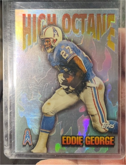 1997 Topps High Octane #HO-9 Eddie George — front