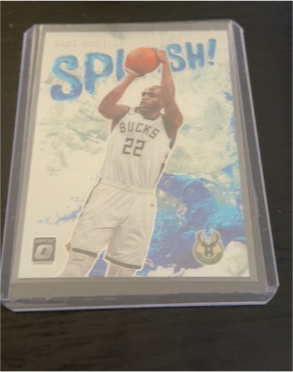 2021-22 Panini Donruss Optic #9 Khris Middleton Splash! — front