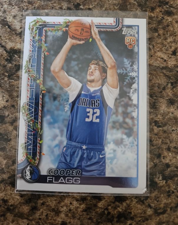 2025-26 Topps Basketball Holiday #H161 Cooper Flagg — front
