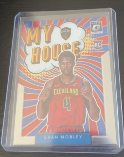 2021-22 Panini Donruss Optic #18 Evan Mobley My House Rookie Card — front