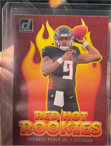 2024 Donruss #RHR-MPJ Michael Penix Jr. Red Hot Rookies — front