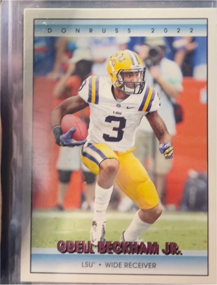 2022 Panini Chronicles Draft Picks Donruss Retro #10 Odell Beckham Jr. — front