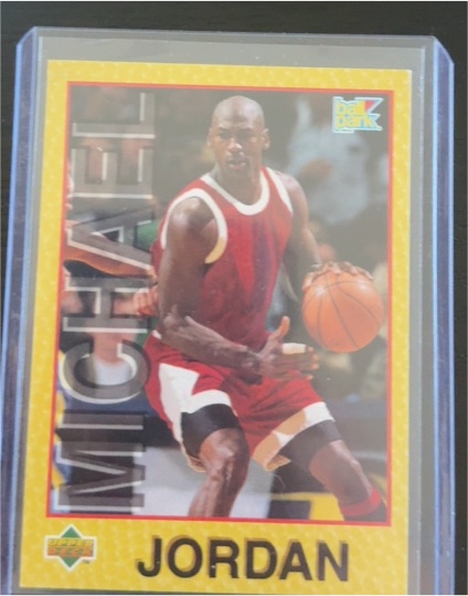 1996 Upper Deck Ball Park #5/5 Michael Jordan — front