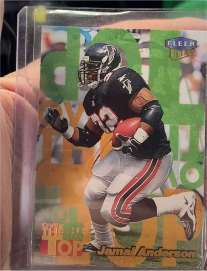 1999 Fleer Ultra Over The Top #5OT Jamal Anderson — front