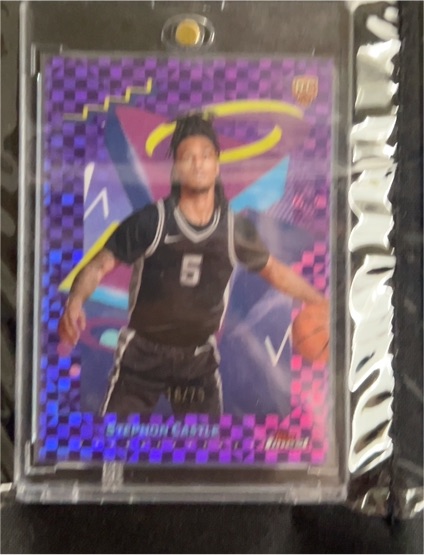 2024-25 Topps Finest #289 Stephon Castle — front