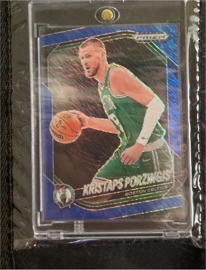 2024-25 Panini Prizm Black #112 Kristaps Porzingis — front