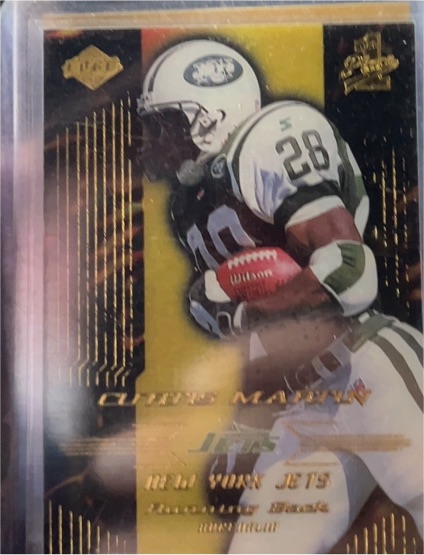 1995 Collector's Edge First Place Curtis Martin — front