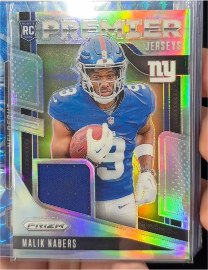 2024 Panini Prizm Premier Jerseys #PJ-MNS Malik Nabers — front