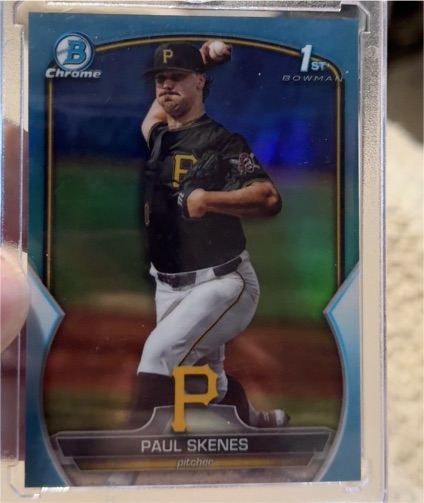 2023 Bowman Chrome Draft #BDC-14 Paul Skenes — front