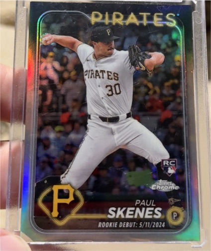 2024 Topps Chrome Update #US288 Paul Skenes — front