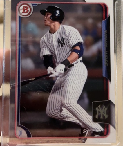 2015 Bowman Draft #150 Aaron Judge — front