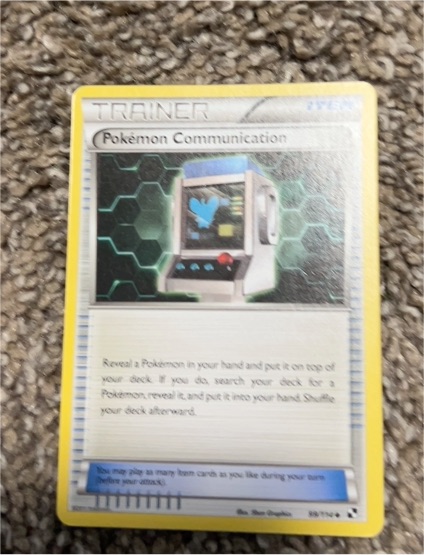 2011 Black & White #99 Pokemon Communication — front