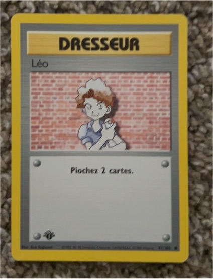 1999 Pokémon Base Set #91 Léo (Bill) — front
