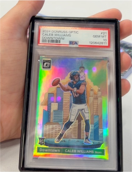 2024 Donruss Optic #21 Caleb Williams Downtown — front
