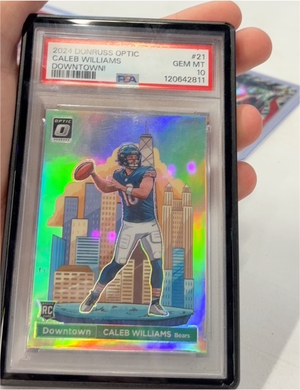 2024 Donruss Optic #21 Caleb Williams Downtown — front