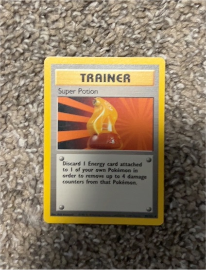 1999 Pokémon Base Set #90 Super Potion — front