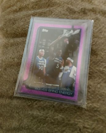 2025-26 Topps Protect Home Court #287 Wolves Bring Energy — front