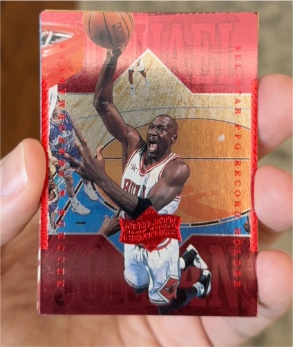1999 Upper Deck #86 Michael Jordan Athlete of the Century — front