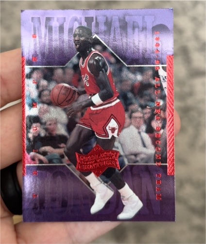 1999 Upper Deck Michael Jordan Athlete of the Century #21 Michael Jordan — front