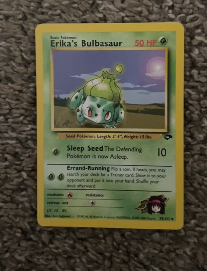 2000 Gym Challenge #39 Erika's Bulbasaur — front