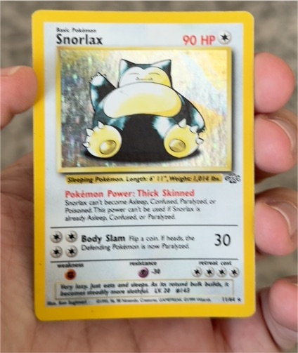 1999 Jungle #27 Snorlax — front