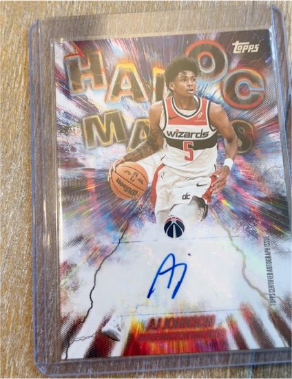 2025-26 Topps Havoc Marks #HM-AJ AJ Johnson — front