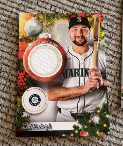 2025 Topps Holiday #PR-CR Cal Raleigh — front